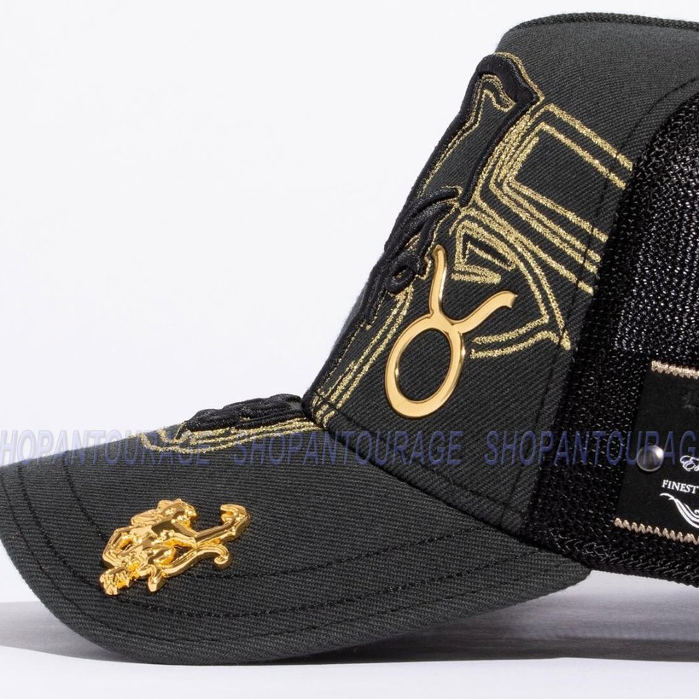 Red Monkey Taurus Black RM1426 New Zodiac Series Limited Edition Trucker Hat Cap - Picture 4 of 7